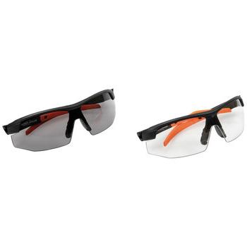 安全设备| 克莱恩的工具 60174 2件套标准半框架安全眼镜组合包-透明/灰色镜片