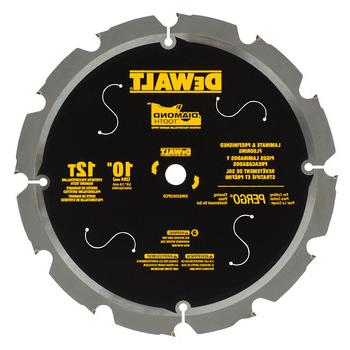 CIRCULAR SAW ACCESSORIES | 德瓦尔特 DWA31012PCD 10 in. 12-Tooth PCD Tipped Laminate Cutting Blade